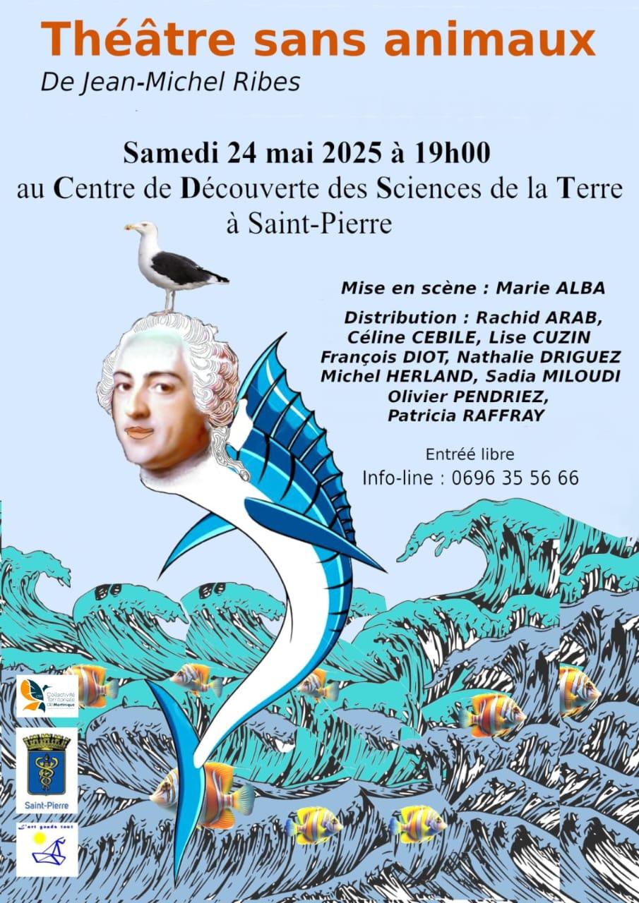 Affiche theatre sans animaux